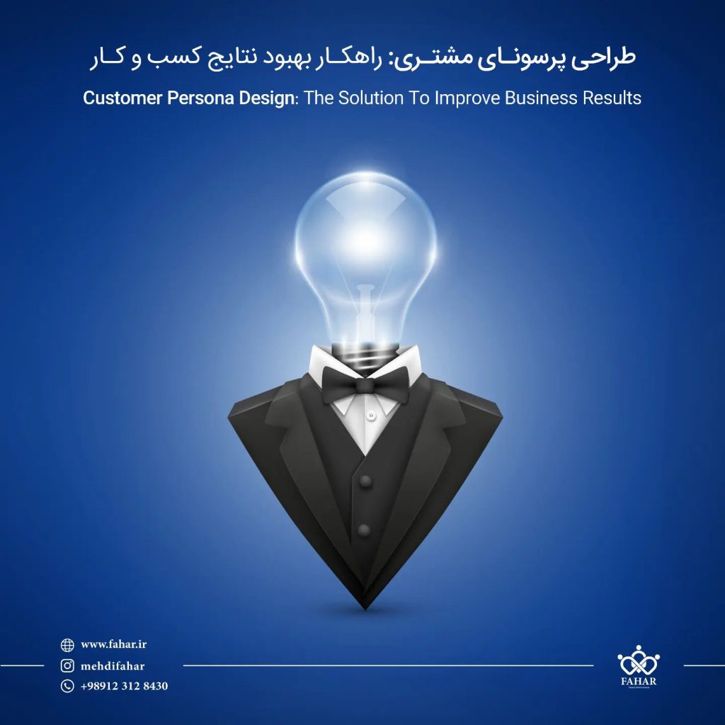 طراحی فتومونتاژ با موضوع پرسونای مشتری